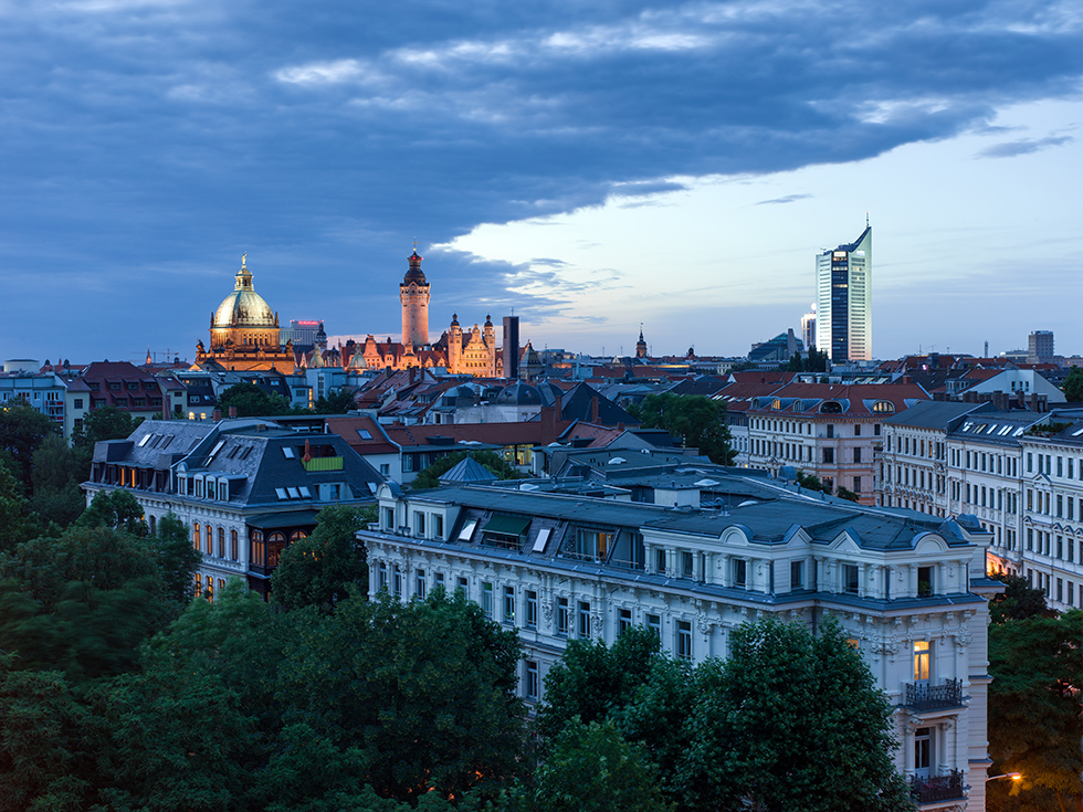 Leipzig Skyline